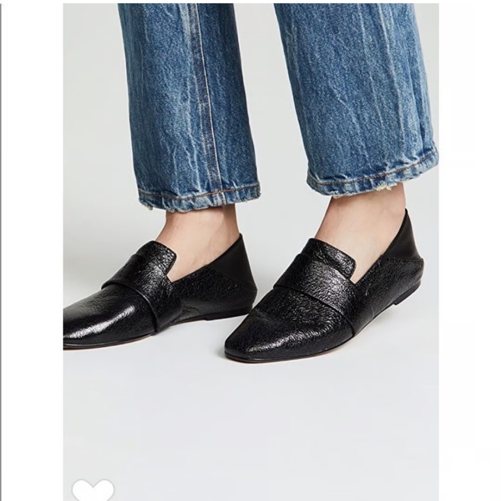 Vince Harris Black Patent Leather Loafers 6
